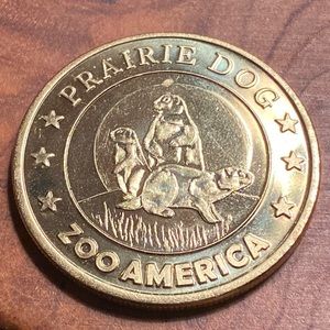 Hershey’s Zoo America Prairie Dog Gold-Plated Copper Coin